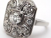 Art Deco Antique Platinum Ring