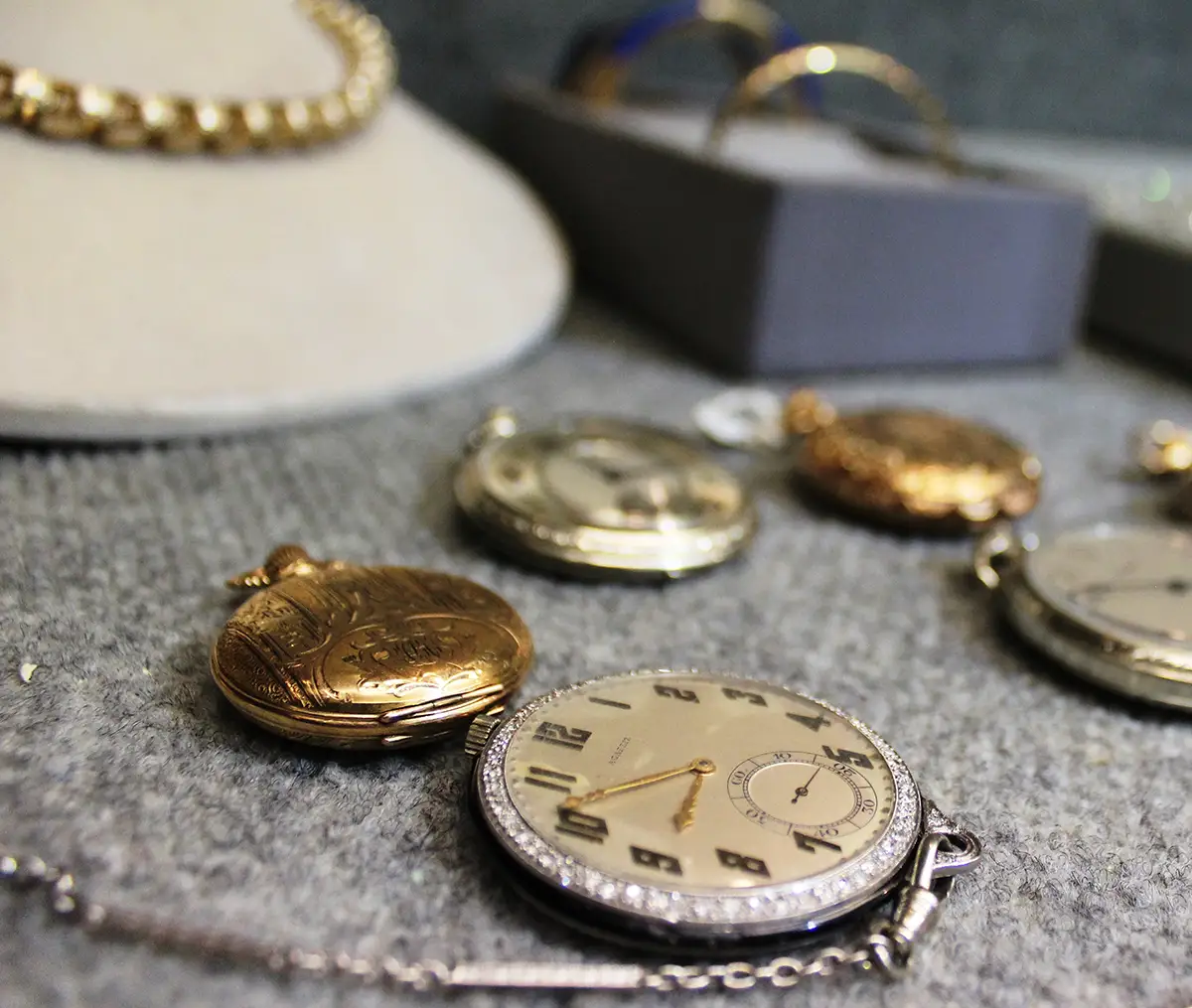 Collection of fancy watch jewelry